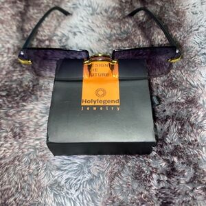 Holylegend Square Purple Sunglasses